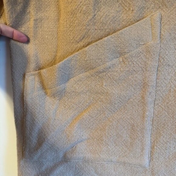 Harper Tunic in Elizabeth Suzann Fawn Lightweight Wool (handmade) - OSM - Picture 4 of 16